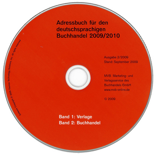 Adressbuch für den deutschsprachigen Buchhandel. September 2009 - CD-ROM-Ausgaben.