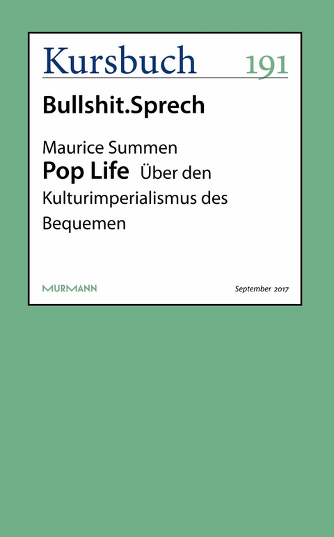 Pop Life - Maurice Summen
