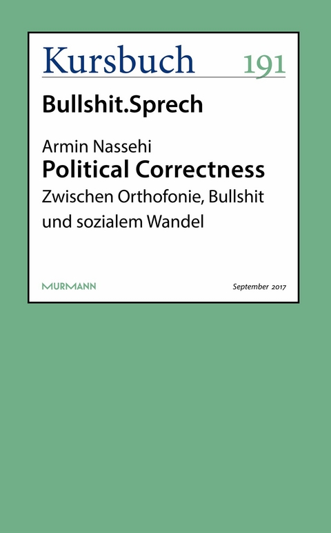 Political Correctness - Armin Nassehi