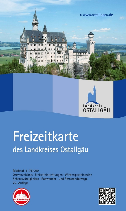 Freizeitkarte Ostallg&auml;u - 