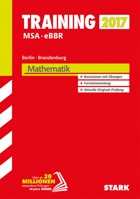 Training Mittlerer Schulabschluss Berlin/Brandenburg - Mathematik