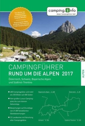 Campingf&uuml;hrer Rund um die Alpen 2017