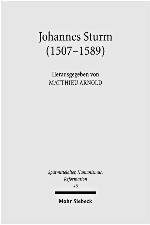 Johannes Sturm (1507-1589) - 