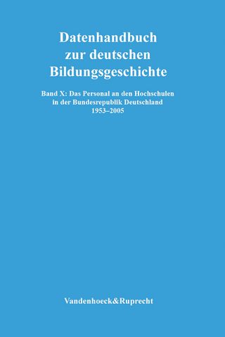 Das Personal an den Hochschulen in der Bundesrepublik Deutschland 1953–2005