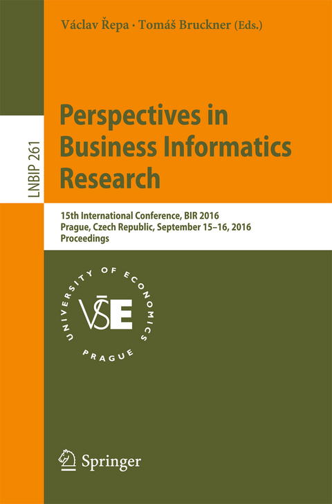 Perspectives in Business Informatics Research - 