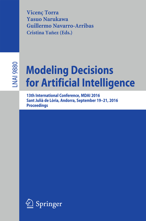 Modeling Decisions for Artificial Intelligence - 