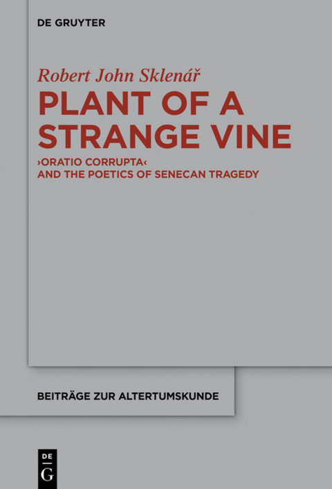 Plant of a Strange Vine - Robert John Sklen&aacute;r