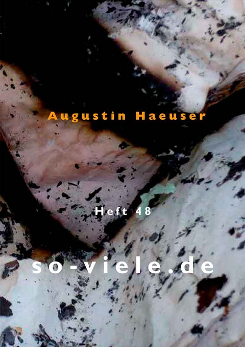 so viele Heft 48 - Augustin Haeuser