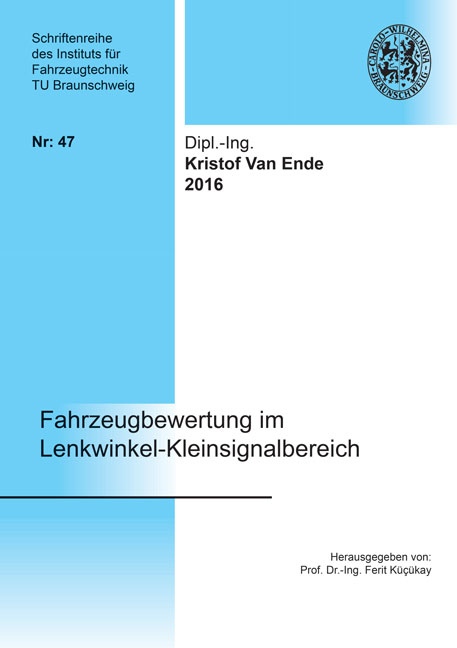 Fahrzeugbewertung im Lenkwinkel-Kleinsignalbereich - Kristof Van Ende