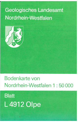 Bodenkarten von Nordrhein-Westfalen 1:50000 / Olpe