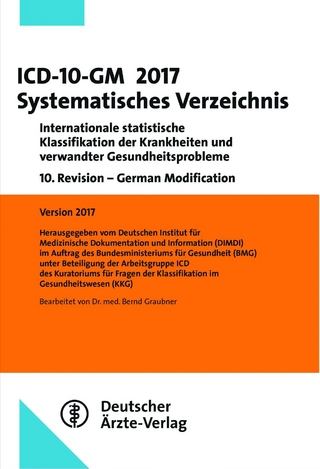 ICD-10-GM 2017 Systematisches Verzeichnis
