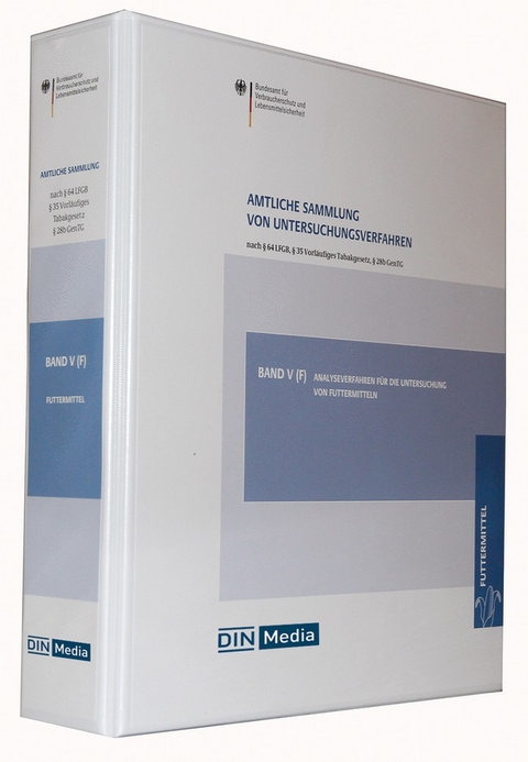 Amtliche Sammlung von Untersuchungsverfahren nach &sect; 64 LFGB, &sect; 35... / Amtliche Sammlung von Untersuchungsverfahren nach &sect; 64 LFGB, &sect; 38 TabakerzG, &sect; 28b GenTG