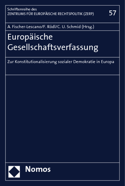 Europ&auml;ische Gesellschaftsverfassung - 