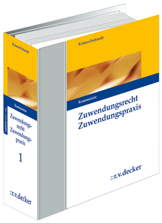 Zuwendungsrecht - Zuwendungspraxis