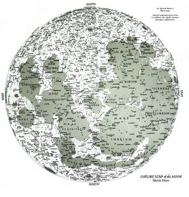 Map of the Moon - CBE Moore  DSc  FRAS  Sir Patrick