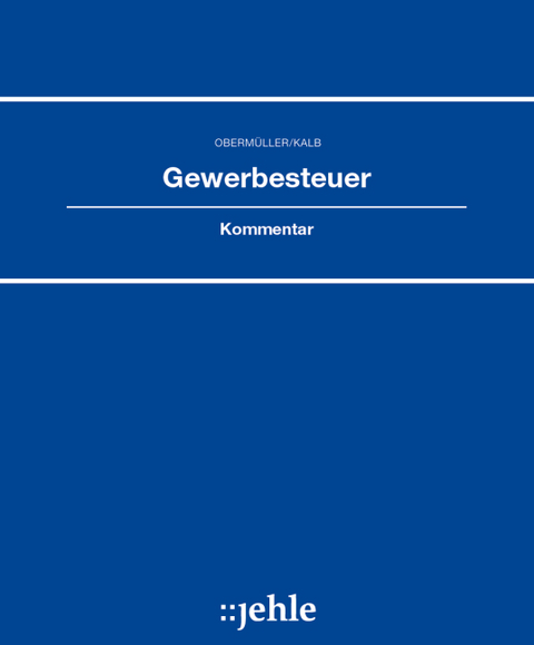 Gewerbesteuer - Nikolaus Oberm&uuml;ller, Silvia Kalb