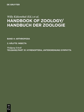 Handbook of Zoology / Handbuch der Zoologie. Arthropoda. Insecta / Hymenoptera, Unterordnung Symphyta