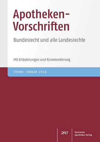 Apotheken-Vorschriften CD-ROM