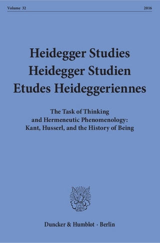Heidegger Studies - Heidegger Studien - Etudes Heideggeriennes.