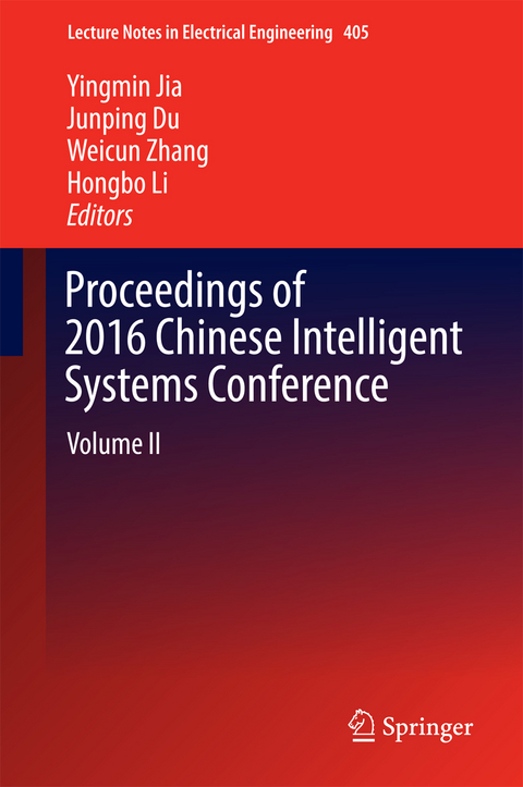 Proceedings of 2016 Chinese Intelligent Systems Conference - 