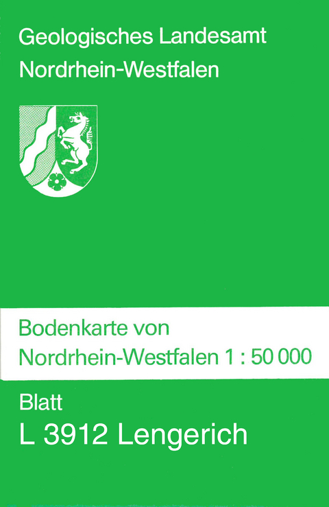 Bodenkarten von Nordrhein-Westfalen 1:50000 / Lengerich - Karl H Will