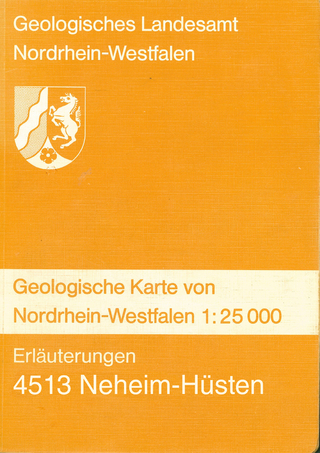 Geologische Karten von Nordrhein-Westfalen 1:25000 / Neheim-Hüsten