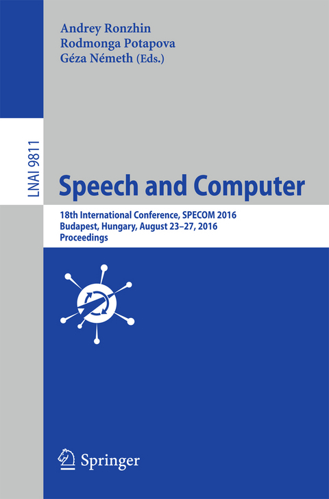Speech and Computer - 