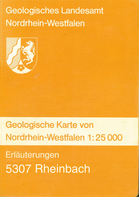 Geologische Karten von Nordrhein-Westfalen 1:25000 / Rheinbach - Alexander Fuchs