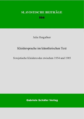 Kleidersprache im künstlerischen Text