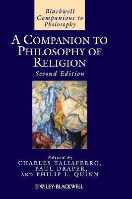 A Companion to Philosophy of Religion - 