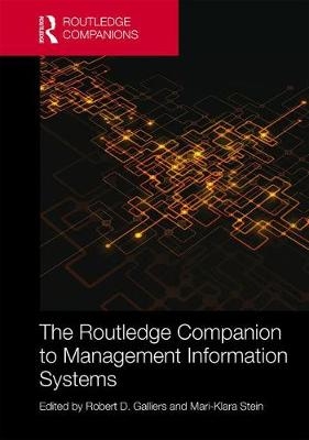 Routledge Companion to Management Information Systems