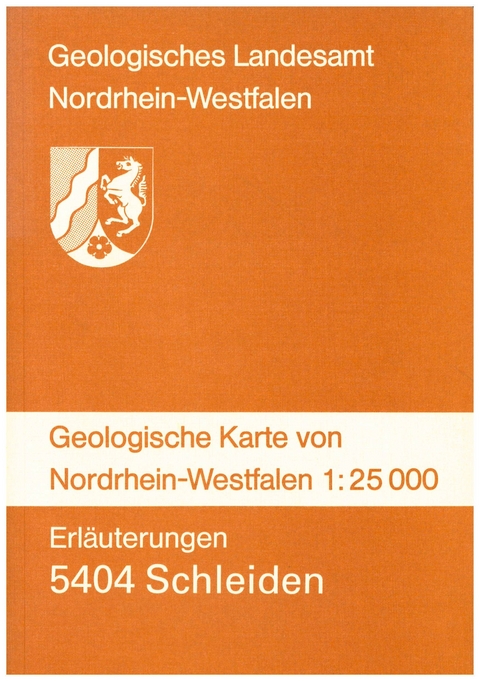 Geologische Karten von Nordrhein-Westfalen 1:25000 / Schleiden - Karl H Ribbert