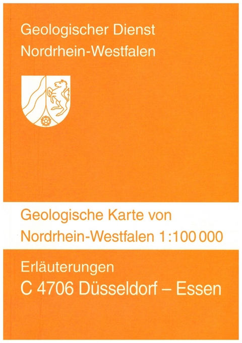 Geologische Karten von Nordrhein-Westfalen 1:100000 / D&uuml;sseldorf - Essen - Karl H Ribbert