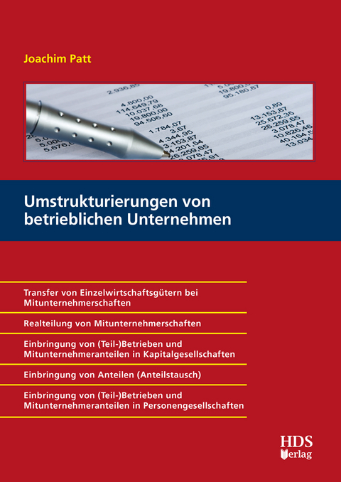 Umstrukturierungen von betrieblichen Unternehmen - Joachim Patt