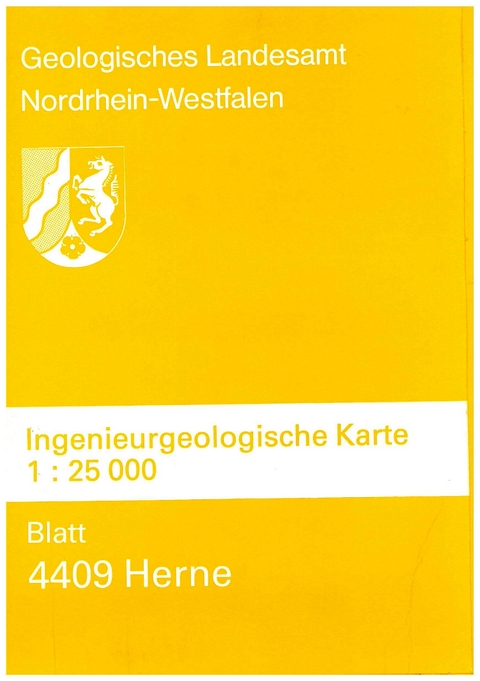 Ingenieurgeologische Karten. 1:25000 / Herne - Jakob Kalterherberg, Horst Lüthen
