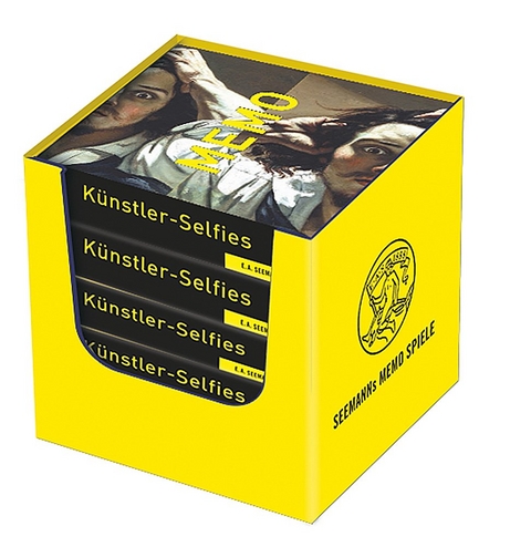 K&uuml;nstler-Selfies. Memo. 5 Exemplare in attraktivem Verkaufsdisplay