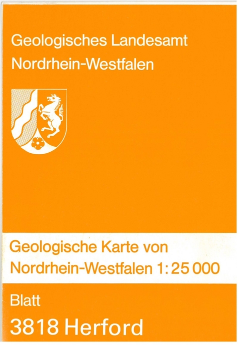 Geologische Karten von Nordrhein-Westfalen 1:25000 / Herford - Otfried Deutloff