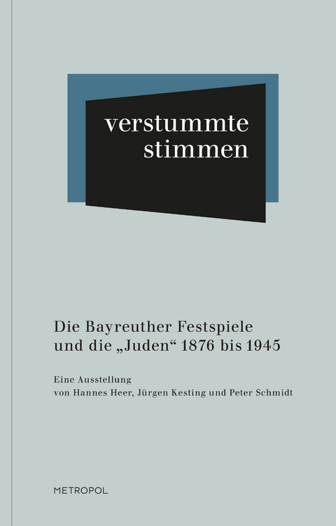 Die Bayreuther Festspiele und die &bdquo;Juden&ldquo; 1876 bis 1945 - Hannes Heer, J&uuml;rgen Kesting, Peter Schmidt