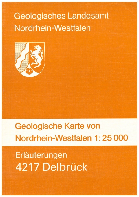 Geologische Karten von Nordrhein-Westfalen 1:25000 / Delbr&uuml;ck - Klaus Skupin