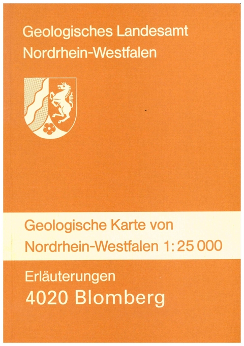 Geologische Karten von Nordrhein-Westfalen 1:25000 / Blomberg - Jochen Farrenschon