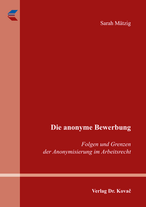 Die anonyme Bewerbung - Sarah M&auml;tzig