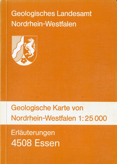 Geologische Karten von Nordrhein-Westfalen 1:25000 / Essen - Bernhard Pieper