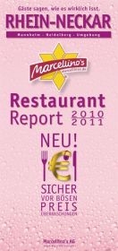 Marcellino's Restaurant Report Rhein-Neckar 2010/2011 - Edition Pink-Champagne - 