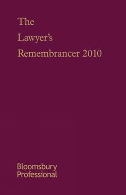 The Lawyer's Remembrancer 2010 -  Whitbourn