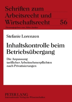 Inhaltskontrolle beim Betriebsuebergang - Stefanie Lorenzen