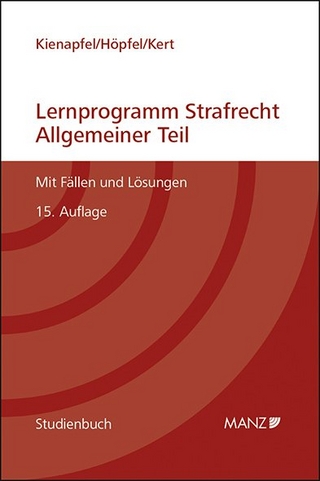 Lernprogramm Strafrecht - Allgemeiner Teil