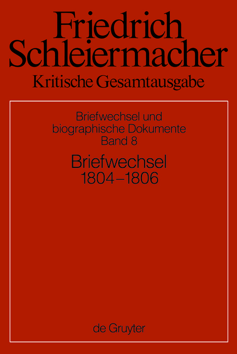 Briefwechsel 1804-1806 - 