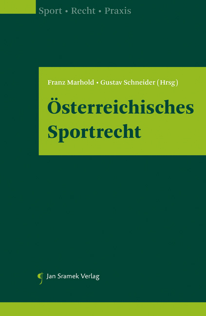 &Ouml;sterreichisches Sportrecht - 