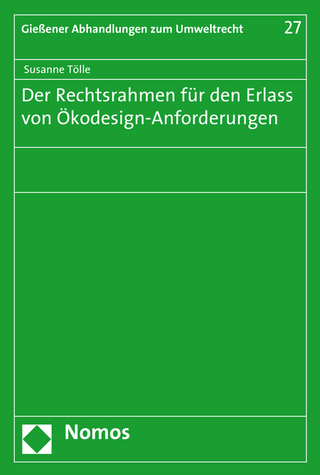 Der Rechtsrahmen für den Erlass von Ökodesign-Anforderungen