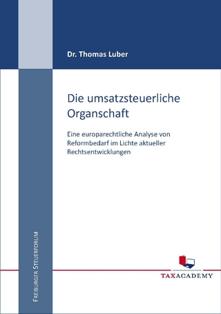 Die umsatzsteuerliche Organschaft